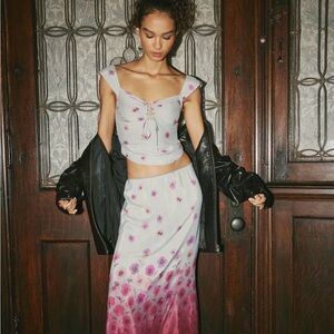 Free People of the season skirt set